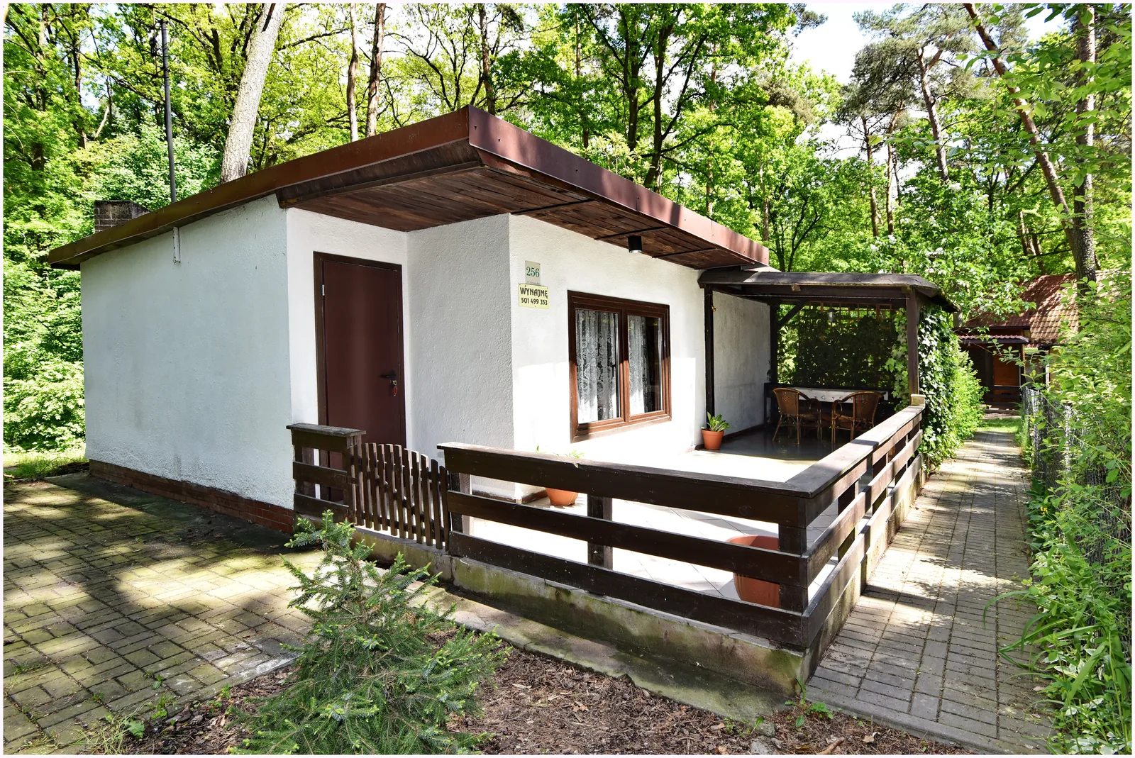 Domek 256 Biały - widok główny